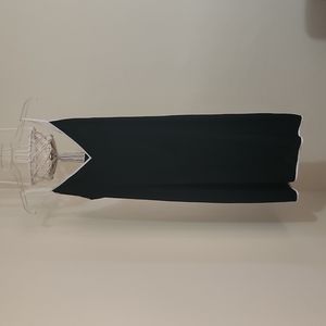Forever 21 black and white slip dress size M